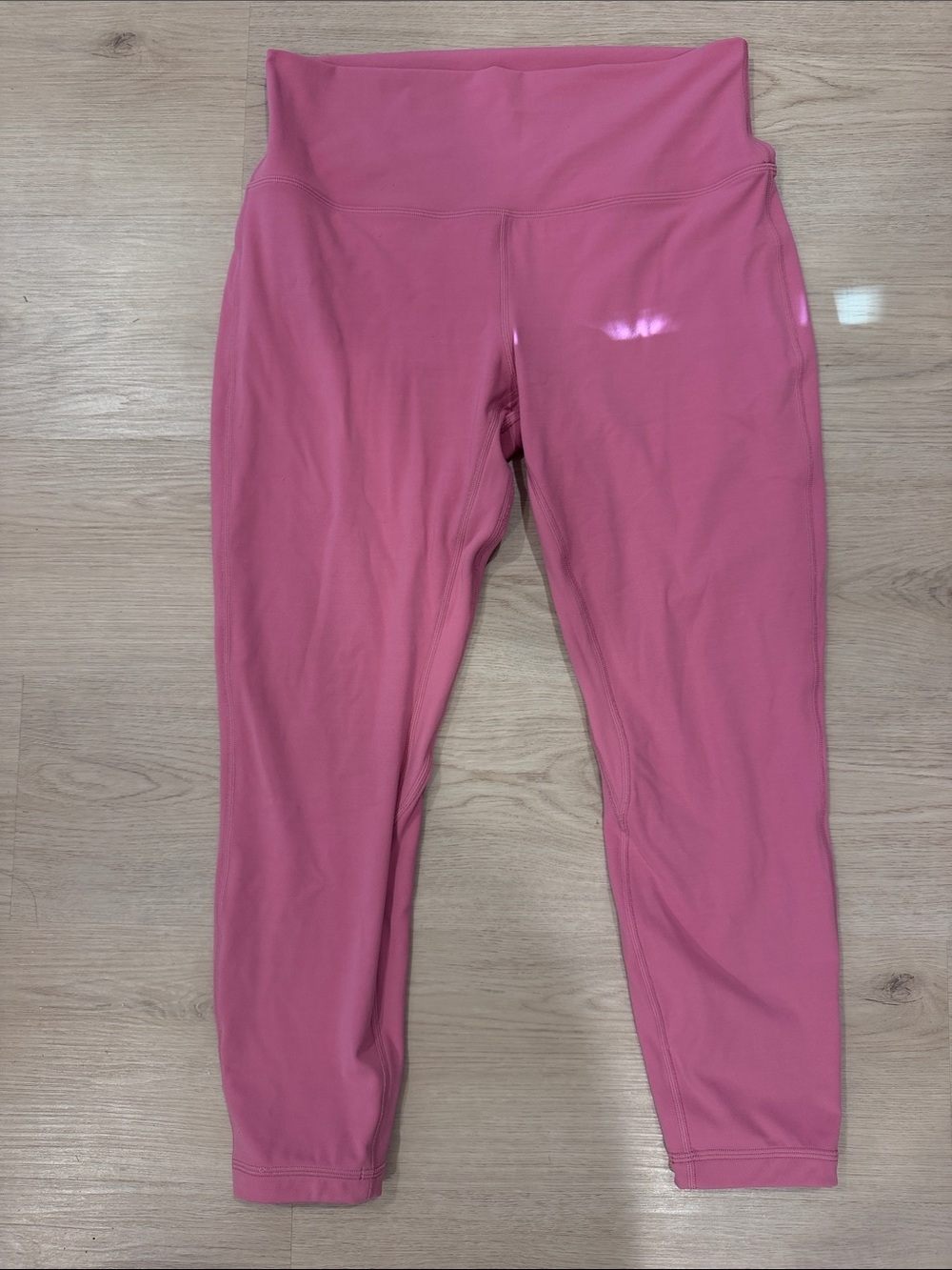 Lululemon size 12 High-Waist Pink Active Leggings